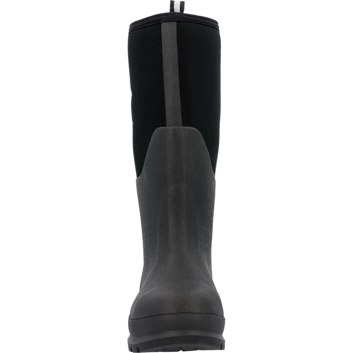 Чоловічі захисні гумові чоботи зі сталевим носком, розмір 44/45 EU, чорні, 000a