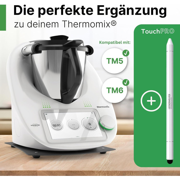 Виготовлений з високоякісного металу, підходить для Thermomix TM6 & TM5 - ідеальний аксесуар, що підходить для Thermomix в антрацитово-сірому кольорі (Anthracite-grey TouchPRO)