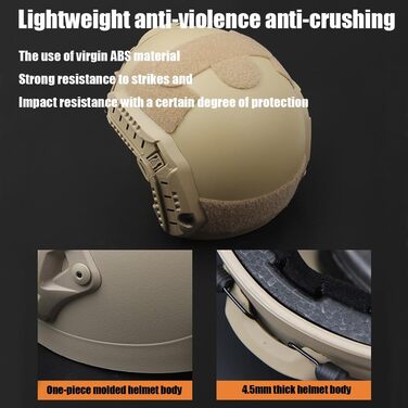 Тактичний військовий шолом для пейнтболу CS-Fast Airsoft гарнітура для зв&39язку з шумозаглушенням Pickup Набір для тренувань Fast Tactical (колір T)