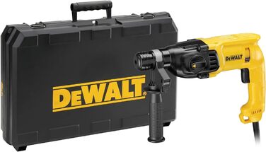 Комбінований перфоратор Dewalt SDS-plus 22 мм D25033K (710 Вт, оптимізований електропневматичний ударний механізм, макс. енергія о
