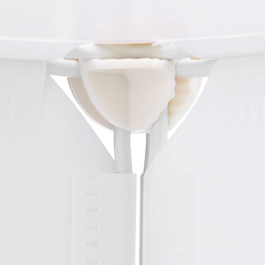 Система полиць Relaxdays з 6 відділеннями, відкрита полиця, що стоїть окремо, полиця, що вставляється, виготовлена з пластику, ВxШxГ приблизно 65 x 96 x 32 см, білий колір