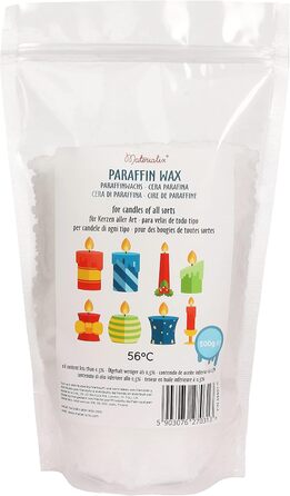 Парафін для свічок Materialix — 0.5 кг (гранули-пастилки)