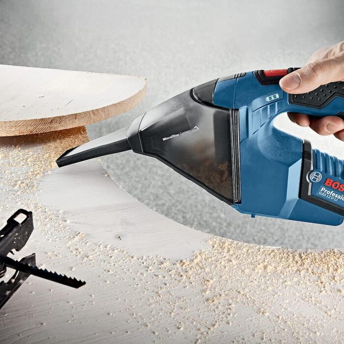 Акумуляторний пилосос GAS 12V (об'єм контейнера 0,35 л, 0,87 кг, без акумулятора/зарядного пристрою) в коробці в коробці, 12V Syst