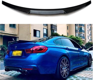 Задній спойлер Спойлер багажника M4 Look Style Carbon для BMW 4 Series 2014-2020 Performance Tuning Седан 4-дверне купе 420i 428i 430i 430i 435i 440i Задній спойлер, 36