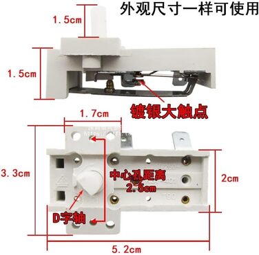 Електричний перемикач нагріву Регулятор температури T90 KST-401 Перемикач масляного охолоджувача, 3 шт.