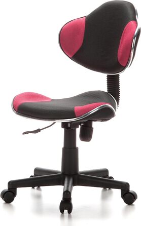 Дитячий обертовий стілець KIDDY GTI-2 сірий/рожевий, ергономічний дитячий офісний стілець, регульований по висоті дитячий офісний стілець, дитячий стілець, 670900