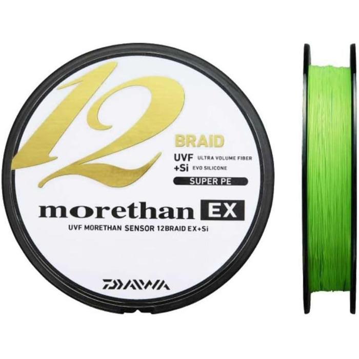 Спінінгова волосінь Daiwa для хижої риби EXSI Morethan 12 Braid las