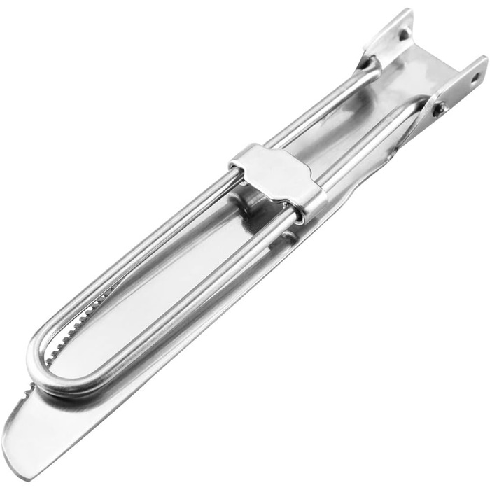 Туристичні столові прибори NEO TOOLS 3 в 1 ложка, ніж, виделка, складаний дизайн, вага 70 г, матеріал нержавіюча сталь, футляр для перенесення, сертифікат відповідності харчовим продуктам LFGB