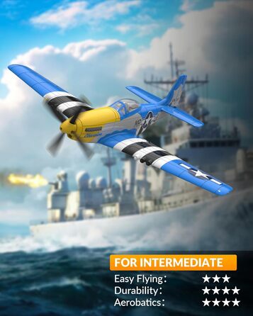 ГГц 4-канальний пульт дистанційного керування Літак RTF RC Plane Верхній пілотаж Літак іграшка для початківців, дітей і дорослих (