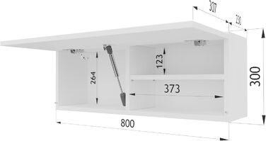 Шафа для ванної кімнати PLATAN ROOM шириною 80/120/160/200/240, меблі для ванної кімнати, настінна шафа з відкидними дверцятами, глянцевий матовий білий (білий матовий/мармуровий глянець, 80 x 30 x 25 см), білий матовий/мармуровий глянець, 80 x 30 x 25 см