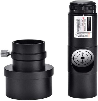 Лазерний коліматор телескопа 1,25 дюйма, калібратор Bysameyee з 2-дюймовим адаптером для колімації рефлекторного телескопа Ньютона