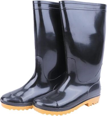 Чоловіче гумове взуття, чоловічі гумові чоботи, взуття для роботи, кухні, водонепроникне чоловіче взуття, дощова автомийка, чорні, розмір 43 EU