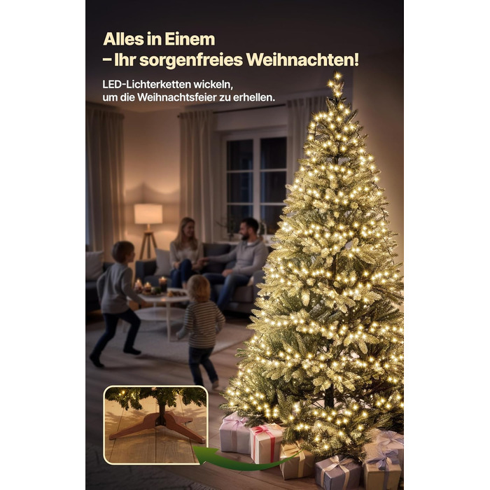 Штучна ялинка з густими гілками 180 см Menz