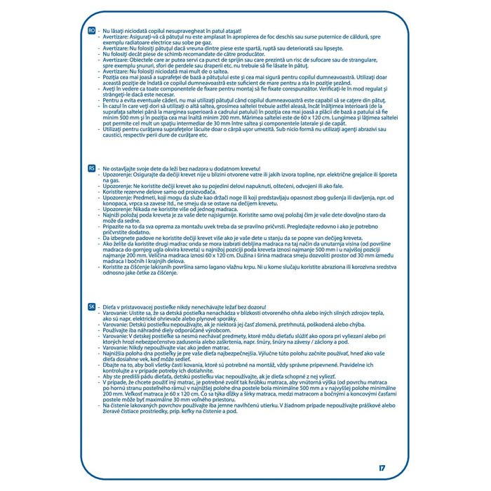 Розкладне ліжко roba Fold Up 60 x 120 - Складане дерев&39яне дитяче ліжечко - Регульоване у 2 напрямках - Ліжечко на колесах, що економить місце - Біле