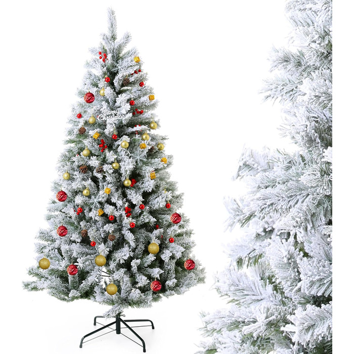 Штучна ялинка зі снігом 210 см EVGN