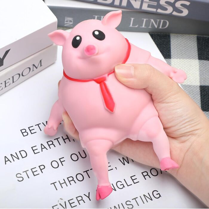 XIKTTK Anti Stress Pig Squeeze Toy, Toy Pig, Stress Ball Pig, Stress Pig, Pig to Hit, Angry Pig Adults Large, Anti Stress Pig Rubber XXL, XIKTTK Anti Stress Pig Squeeze Toy, Toy Pig, Stress Ball Pig, Stress Pig, Pig to Hit, Angry Pig Adults Large, Anti St