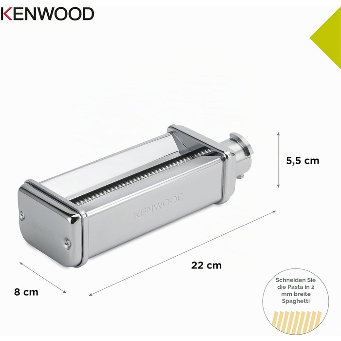 Насадка для спагеті Kenwood KAX984ME, срібляста