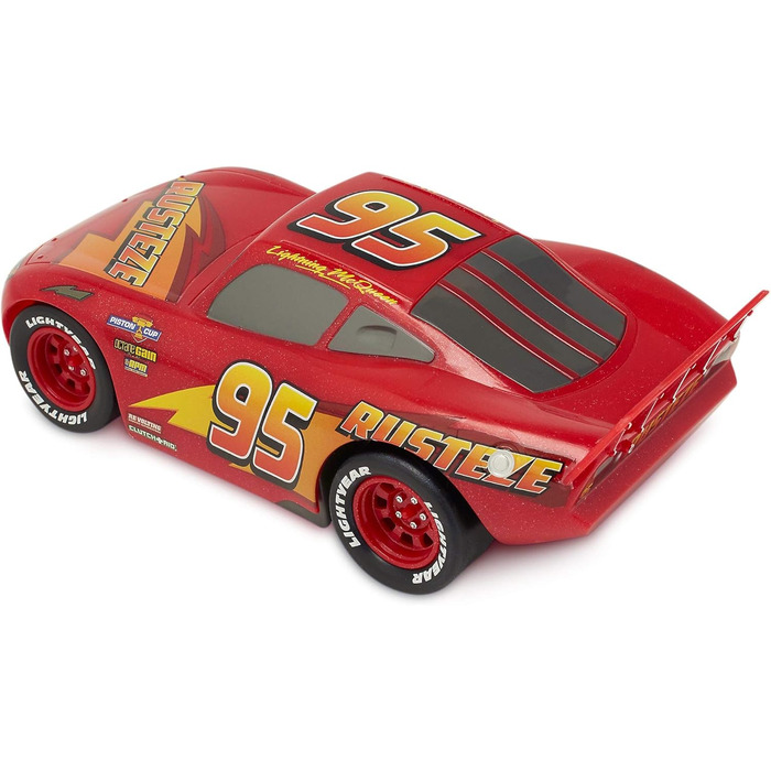 Машинка на дистанційному управлінні Lightning McQueen Pixar Cars, 15 см / 6, 2,4 ГГц, рухається в чотирьох напрямках, години задоволення від водіння, підходить для дітей віком від 3 років і старше