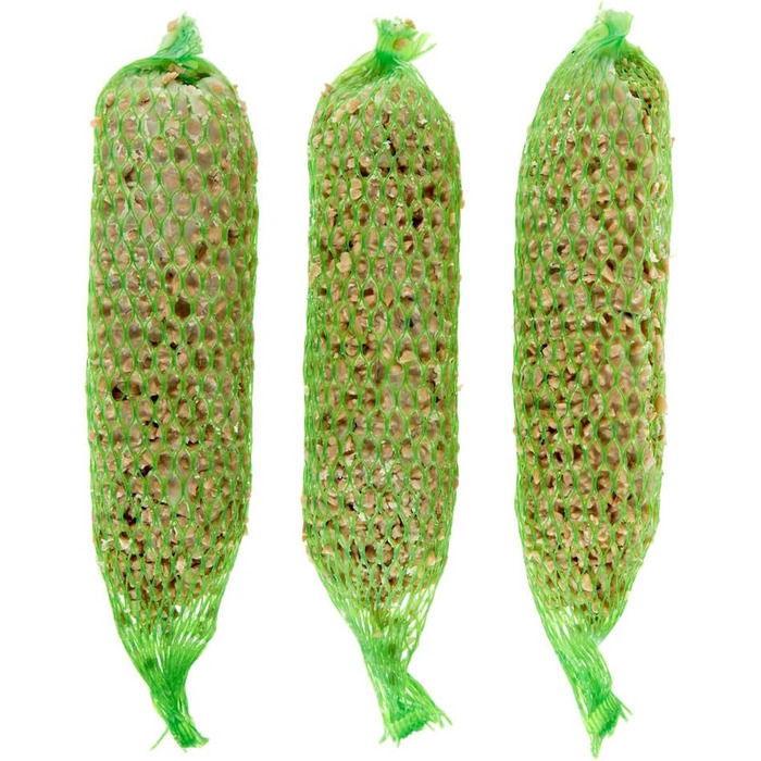 Корм для диких птахів Dehner Natura Premium Wild Bird Food, палички для годування з насінням соняшнику, високоякісний корм для диких птахів, 5 x 3 шт. и (1050 г)