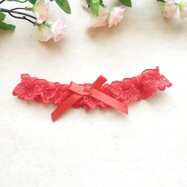 Жіночі підв’язки Umiin, мереживні, з блакитною стрічкою, універсальний розмір