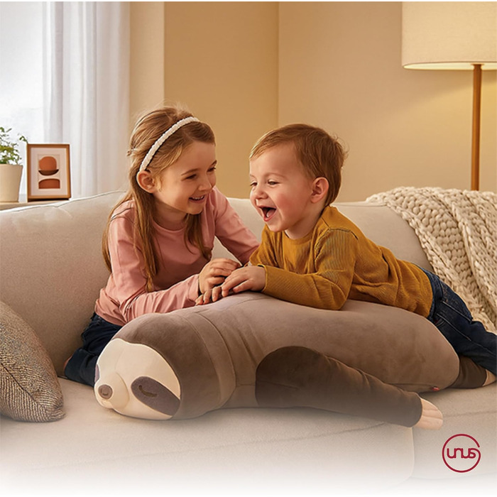 М'яка іграшка UNUS Лінивець, сірий