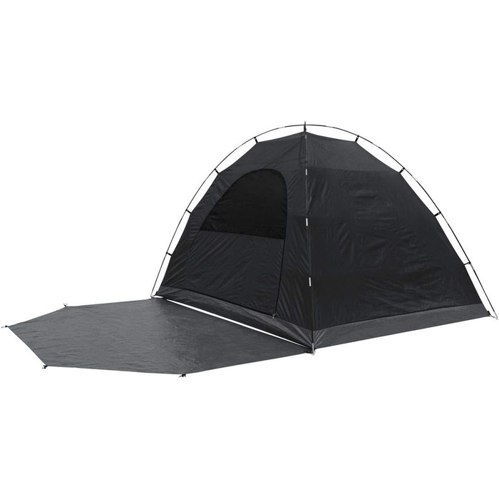 Ваш намет GEAR Tivano 5-місний купольний намет Вітальня Бічний вхід Вікно Висота 5000 мм УФ 50 Захист Синій сірий