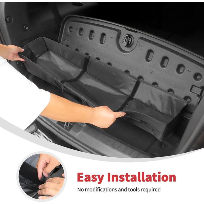 Органайзер для багажника Linskip, що складається, для Dodge Journey 20112020, з тканини Оксфорд, з 2 знімними перегородками