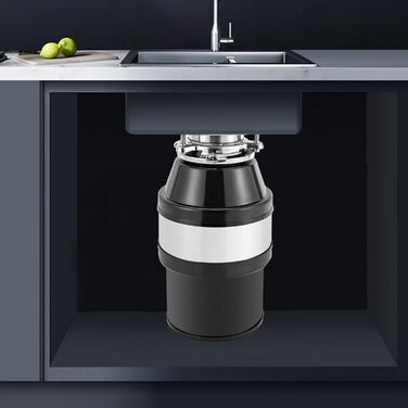 Сміттєпровід LANNADD 1.4 л 560 Вт, система утилізації харчових відходів 0.75 к.с. 3500 об/хв, подрібнювач кухонних відходів Подрібнювач кухонних відходів Подрібнювач відходів для утилізації харчових відходів