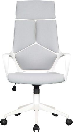 Офісний стілець SixBros. Сірий/Білий - 0898H/2253