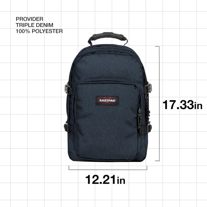 Рюкзак Eastpak PROVIDER, 53 см, 49 л потрійний денім