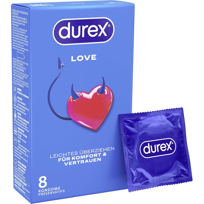 Презервативи Durex Love, 8 шт