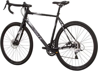 Чоловічий гравійний велосипед Airtracks 28 дюймів Whisper 5.0 2 x 9 Shimano SORA R3000 чорний - розміри рами 52 см та 56 см - модель 2026 56 см (зріст 180-195 см)