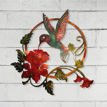 Металеве оздоблення стін MEIYIFAN, прикраса стін птахами, прикраса стін колібрі тварини 3D, для подарункового прикраси будинку в п