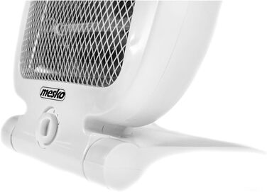 Кварцовий інфрачервоний обігрівач Mesko MS7710, інфрачервоний обігрівач з 2 режимами нагріву, низьке енергоспоживання, променевий інфрачервоний обігрівач з 2 галогенними лампами, захист від перекидання, портативний, 400/800 Вт