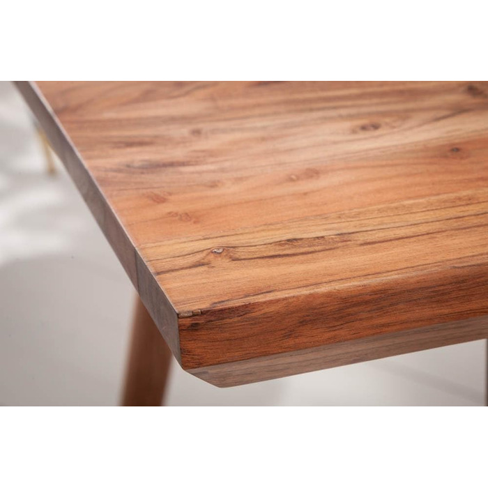 Обідній стіл Riess Ambiente з масиву дерева Mystic Living 160 см, акація, стіл з натурального масиву дерева, кухонний стіл з акації