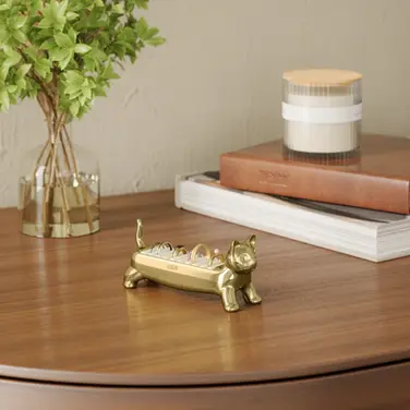 Тримач для кільця Кіт латунь