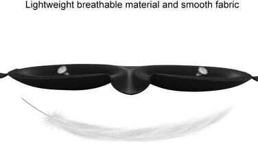 Маска для сну, зручна, регульована, 3D контур, підходить для чоловіків і жінок, 4 шт. и