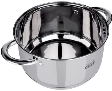 Каструля Bravo Chef 22 см (4.35 л) з кришкою (6720870)