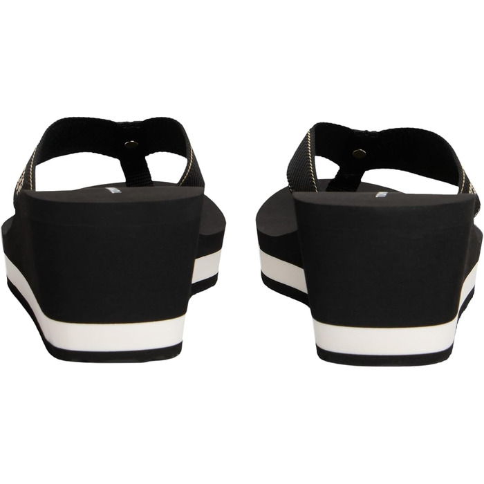 Жіночі літні шльопанці Tommy Hilfiger на танкетці, розмір 39 EU, чорні