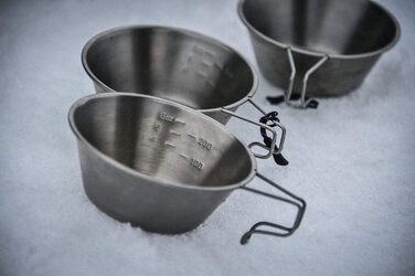 Унісекс-келих Snow Peak E-204 Titan Backpackers Becher, 322 мл, срібний