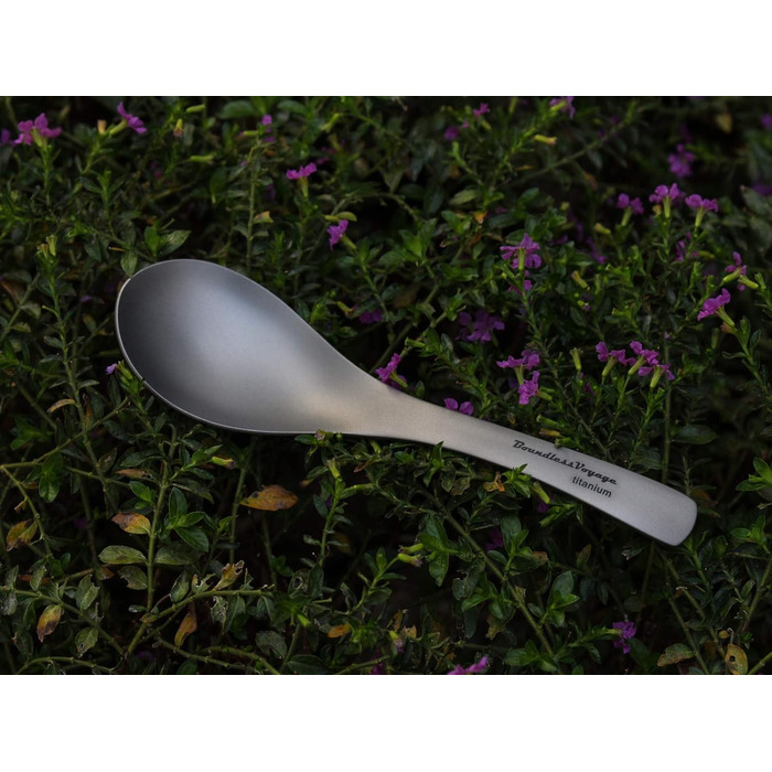 Титанова супова ложка Рисова ложка з великою мискою Багаторазові легкі столові прибори Кухонне приладдя для кемпінгу на відкритому
