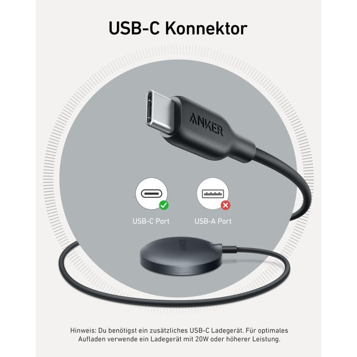 Магнітний бездротовий зарядний пристрій Anker MagGo, сумісний з MagSafe, швидка зарядка 15 Вт, сертифікований Qi2, для iPhone 16/1
