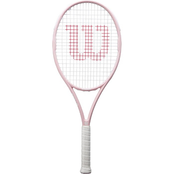 Ракетка для піклболу Wilson рожево-біла, розмір 4-1/8 (1)