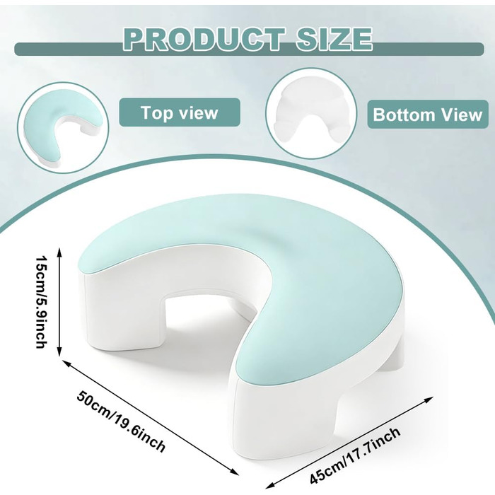 Ергономічна подушка для шиї з піни з ефектом пам&39яті для сну на боці з проймою, ортопедичною підтримкою шиї та плечей. Також підходить для сну на спині та животі. З чохлом, який можна прати.