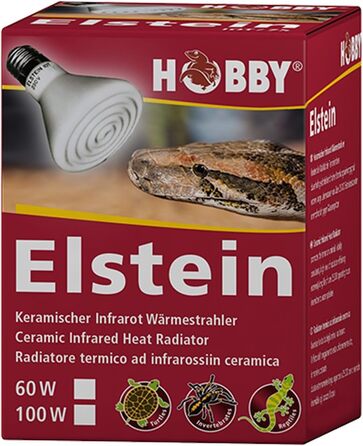 Лампа нагрівальна Hobby 37080 Elstein IOT / 75, 60 Вт, біла, (1 упаковка)