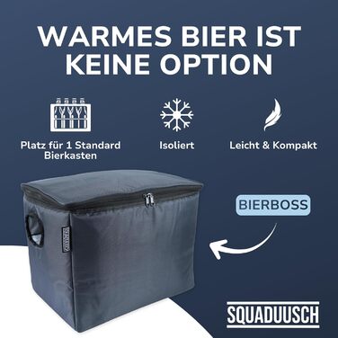 Сумка-холодильник для пивних ящиків - Складана, ізольована термосумка для пива - Легка та міцна - Ідеально підходить для барбекю, вечірок, фестивалів та кемпінгу