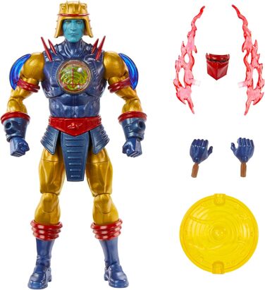 Фігурка Masters of the Universe Masterverse, розкішна колекційна фігурка з 30 рухомими суглобами, взаємозамінними частинами або бронею, висотою приблизно 18 см, іграшка MOTU, HYC55