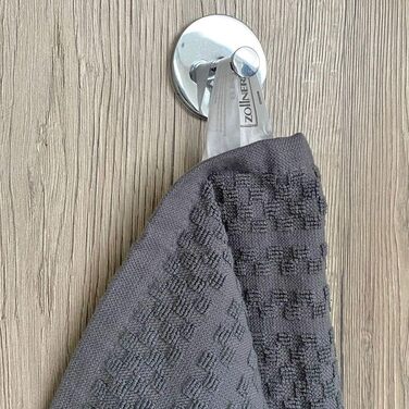 Набір з 10 чайних рушників, 45x60 см, бавовна, сірий Сірий 45 x 60 см