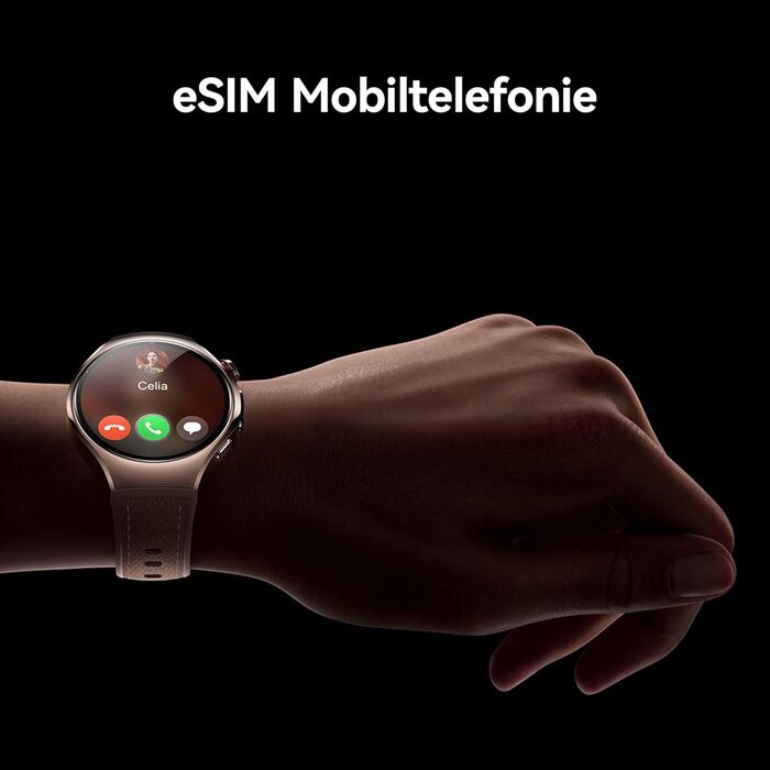 Розумний годинник HUAWEI Watch 5, Health Glance, водонепроникність 5 атм, GPS, SpO2 на кінчику пальця, сумісний з Android та iOS, сапфірове скло, гарантія 30 місяців, 46 мм, чорний, автономний годинник WATCH 5 46 мм, чорний фтореластомерний ремінець