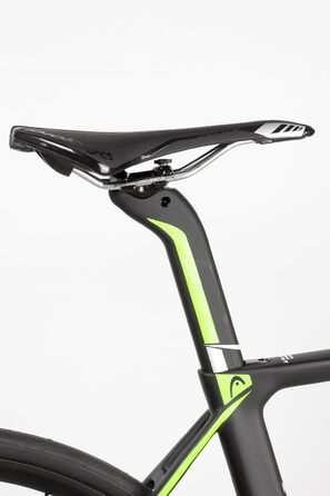 Унісекс-велосипед Head I-Speed Race для дорослих, матовий чорний/зелений 52